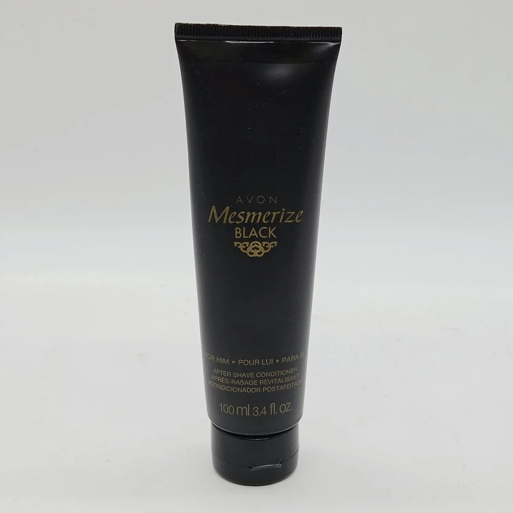 NEW Avon MESMERIZE BLACK After Shave Conditioner Men 3.4 Fl Oz